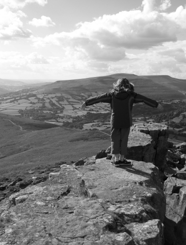 On top of the world - The Sugarloaf, Wales