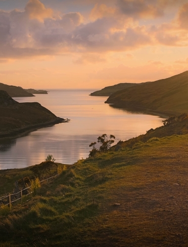 Golden sunset, NW Highlands, Scotland