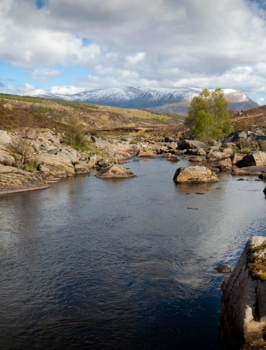 Mountain range, West Highlands, Scotland