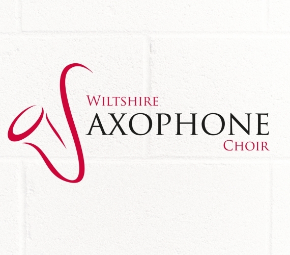 Logo for local saxophone choir